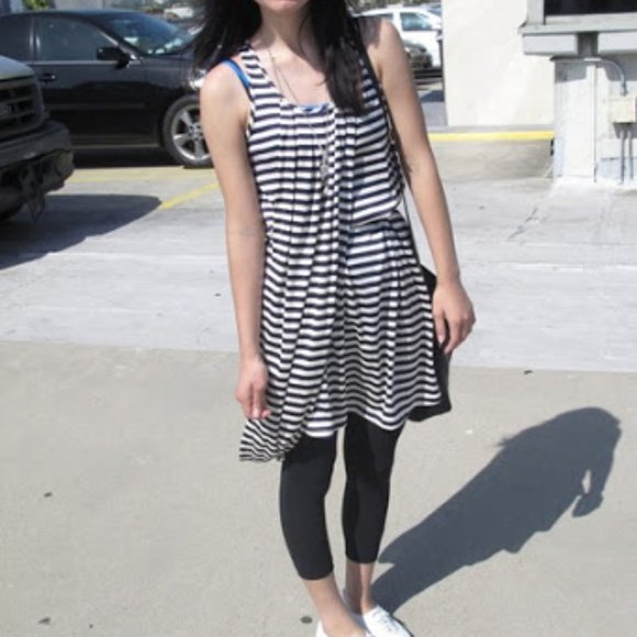 Jean-Paul Gaultier tank dress with draped sash. - Picture 5 of 8